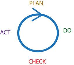 Relevance of Plan Do Check Adjust to Process Improvement